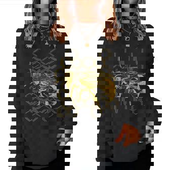 Abeille Colorée Avec Motif Nid D'abeille Pour Homme Enfant Manche Longue Sweat-shirt pour femme - Cadeauxyz