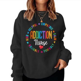 Addiction Nurse Rehab Recovery Nurses Women Sweatshirt - Thegiftio UK