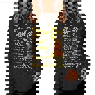 African American Birthday Black Libra Girl Women Sweatshirt - Monsterry