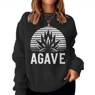 Agave Minimalist Desert Plant Women Sweatshirt - Thegiftio UK