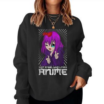 Amantes De Dibujos Animados Japonesesólo Una Chica Que Ama A Las Es De Anime In Mangas Sudadera Mujer - Regaloses