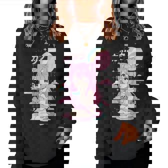 Anime Girl Boba Bubble Tea Kawaii Women Sweatshirt | Seseable FR