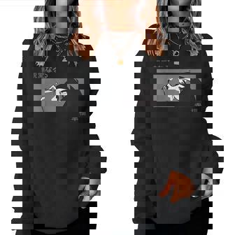 Anime Girl Eyes Japan Culture Japanesead Girl Aesthetic レディーススウェットシャツ - Kawaiitshirt