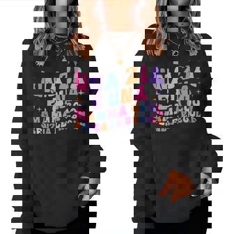 Annuncio Del Bambino Migliore Zia Una Zia È Una Mamma Cool Women Sweatshirt - Novitaregali