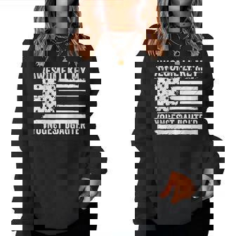 Awesome Like My Youngest Daughter Mother's Day Father's Day Women Sweatshirt | Mazezy