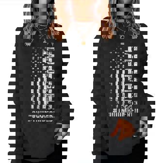 On Back Dad Of Girls Outnumbered Fathers Day Dad Daughters Women Sweatshirt - Monsterry