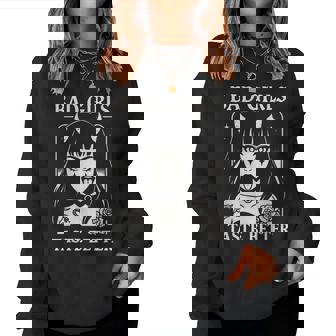 Bad Girls Taste Better Adult Humor Tattoos Men Women Sweatshirt | Seseable FR