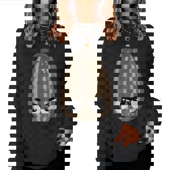 The Bad Seed Good Egg Teacher Halloween Costume Food Group Women Sweatshirt | Mazezy