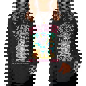 Bags Packed Flaps Waxed Travel Girls Trip Women Sweatshirt | Seseable FR