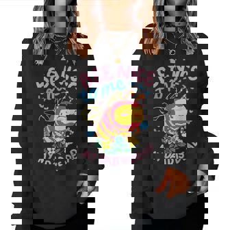 Bee Nice To Me My Dad Is Dead Women Sweatshirt | Mazezy