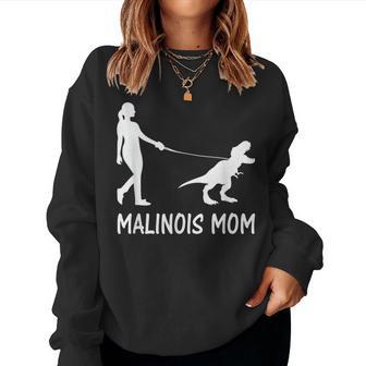 Belga Malinois Mamma Dinosauro Trex Cane Proprietario Donne Madre Women Sweatshirt - Novitaregali