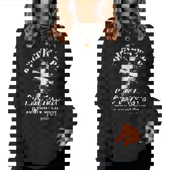 Believe In The Lord Jesus And You Will Be Saved Christian Women Sweatshirt | Mazezy