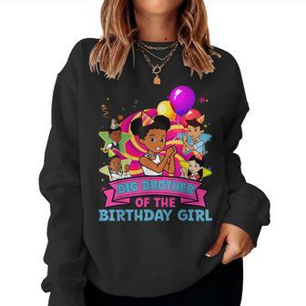 Big Brother Birthday Girl Gracie Pink Doll Family Decoration Women Sweatshirt - Thegiftio UK
