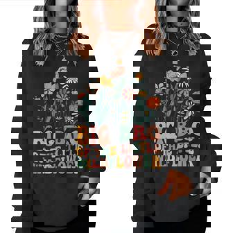 Big Brother Of The Little Wildflower Birthday Party Baby Women Sweatshirt | Mazezy