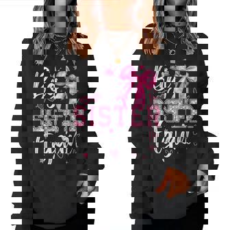 Big Sister Again Coquette Big Sister Girls Toddlers Women Sweatshirt | Seseable UK