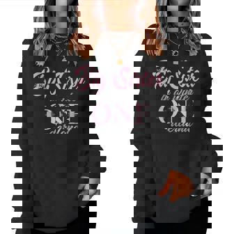 Big Sister Of The Birthday For Girl Winter Onederland 1St Women Sweatshirt | Mazezy