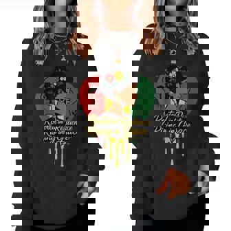 Black History Month Heritage African American Black Mom Women Sweatshirt | Seseable FR