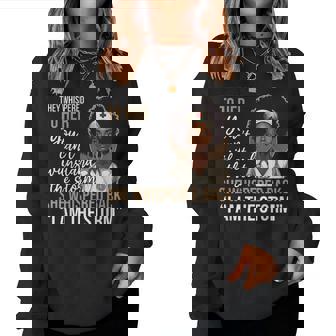 Black History Nursing Nurse Proud African American Ladies Women Sweatshirt - Thegiftio