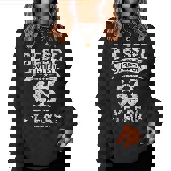 Blessed By God For 63 Years Old 63Th Birthday For Men Women Sweatshirt - Monsterry