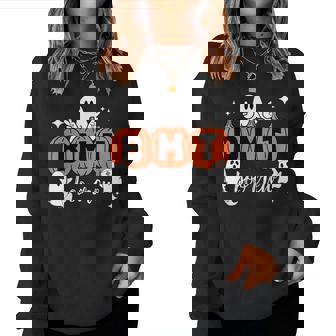 Bmt Boo Crew Halloween Ghost Bone Marrow Transplant Nurse Women Sweatshirt | Mazezy