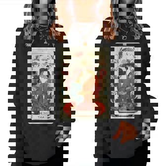 Boho Floral Tarot Card Doula Midwife Birth Worker L&D Nurse Women Sweatshirt - Monsterry