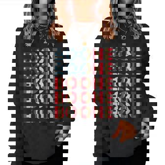 Boone Personalized Name Vintage Retro Us Flag Woman Man Women Sweatshirt | Seseable UK