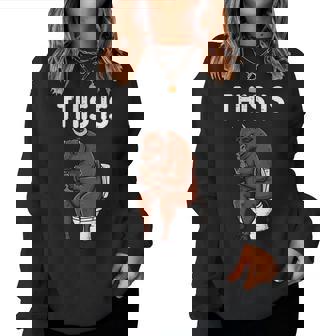 This Is Bull Sitting Toilet Phone Saying Women Women Sweatshirt - Seseable