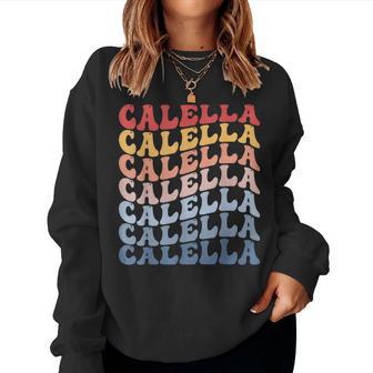 Calella City Groovy Retro Sudadera Mujer - Regaloses