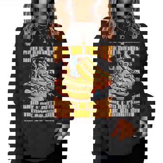 Call Me The Vet Hot Dog Saying Meme Bootleg Women Women Sweatshirt - Monsterry