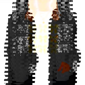 Camouflage Bow Camo Coquette Bow Hunting Girl Women Sweatshirt | Seseable CA