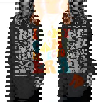 In My Camp Director Era Groovy Summer Camp Director Women Sweatshirt | Mazezy