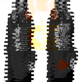 I Can't Argue With My Best Friend She's Older Than Me Floral Women Sweatshirt - Monsterry