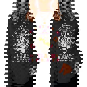 You Can't Scare Me I Teach Kindergarten Halloween Teacher Women Sweatshirt - Thegiftio