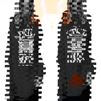 Casete De Rock De Los Años 80 Para Hombres Es Niños Y Niñas Retro Rock Sudadera Mujer - Regaloses