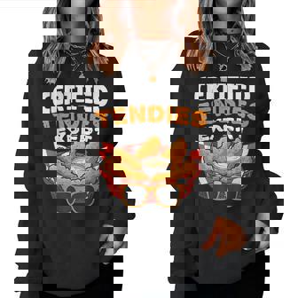 Certified Tendies Expert Chicken Tenders Women Sweatshirt | Seseable UK