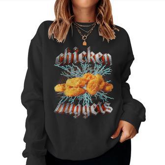 Chicken Nuggets Meme Lustigeltsampezifisch Dank Meme Sweatshirt Frauen - Geschenkecke
