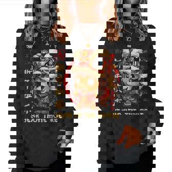 Chinese New Year 2026 Year Of The Horse Happy New Year Women Sweatshirt - Monsterry