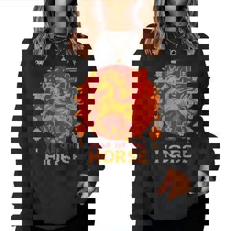 Chinese Zodiac Lunar New Year Fire Horse Year Of The Horse Women Sweatshirt - Monsterry