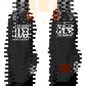 Chloe Nom Personnel Pour Et Fille Sweat-shirt pour femme - Cadeauxyz