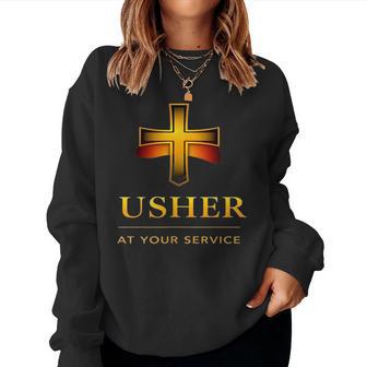 Christian Usher Church Boys & Girls Women Sweatshirt - Thegiftio UK