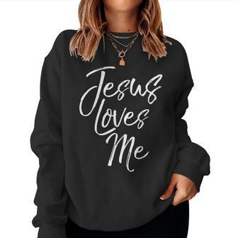 Cita Cristiana Linda Para Las Es Jesús Me Ama Sudadera Mujer - Regaloses