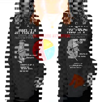 Cómo Llamar La Atención De Un Ingeniero Ingeniero Divertido Sudadera Mujer - Regaloses