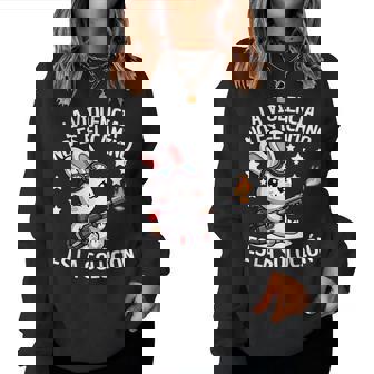 Conejo Kawaii Lanzallamas Laiolencia No Es El Camino Meme Sudadera Mujer - Regaloses