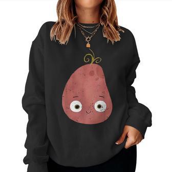 The Couch Potato Good Egg Teacher Halloween Costume Food Women Sweatshirt - Thegiftio UK