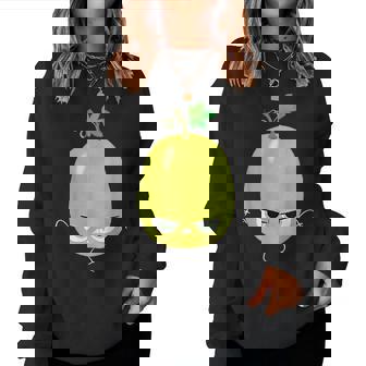 Cute Good Egg Teacher Halloween Costume Group The Sour Grape Women Sweatshirt | Mazezy