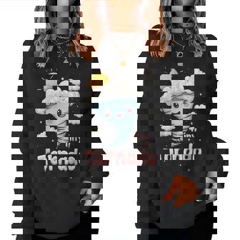 Cute Tiny Tornado For Messy Children And Toddlers Boy Girl Women Sweatshirt - Monsterry