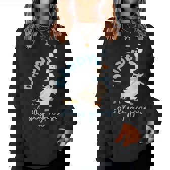 Daddy Of The Silly Goose Birthday Boy Girl Family Matching Women Sweatshirt | Seseable FR