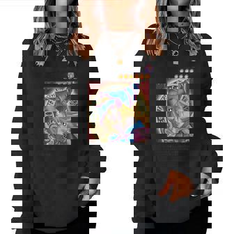 Dark Magician Girl クラシックカードデザイン Papl1447 レディーススウェットシャツ - Kawaiitshirt