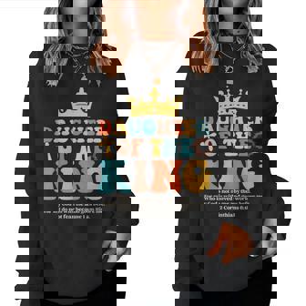 Daughter Of King Christian Inspiration Bible Verse Religious Women Sweatshirt - Thegiftio