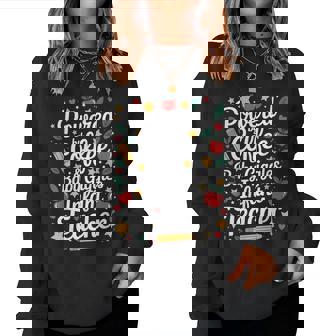 Daycare Provider Infant Teacher Quotes Toddler Teaching Women Sweatshirt | Seseable FR